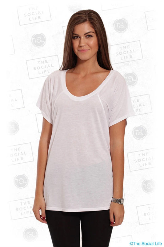 FLOWY RAGLAN TEE