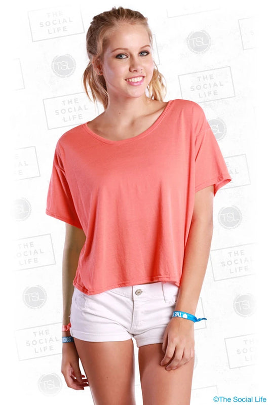 FLOWY BOXY TEE